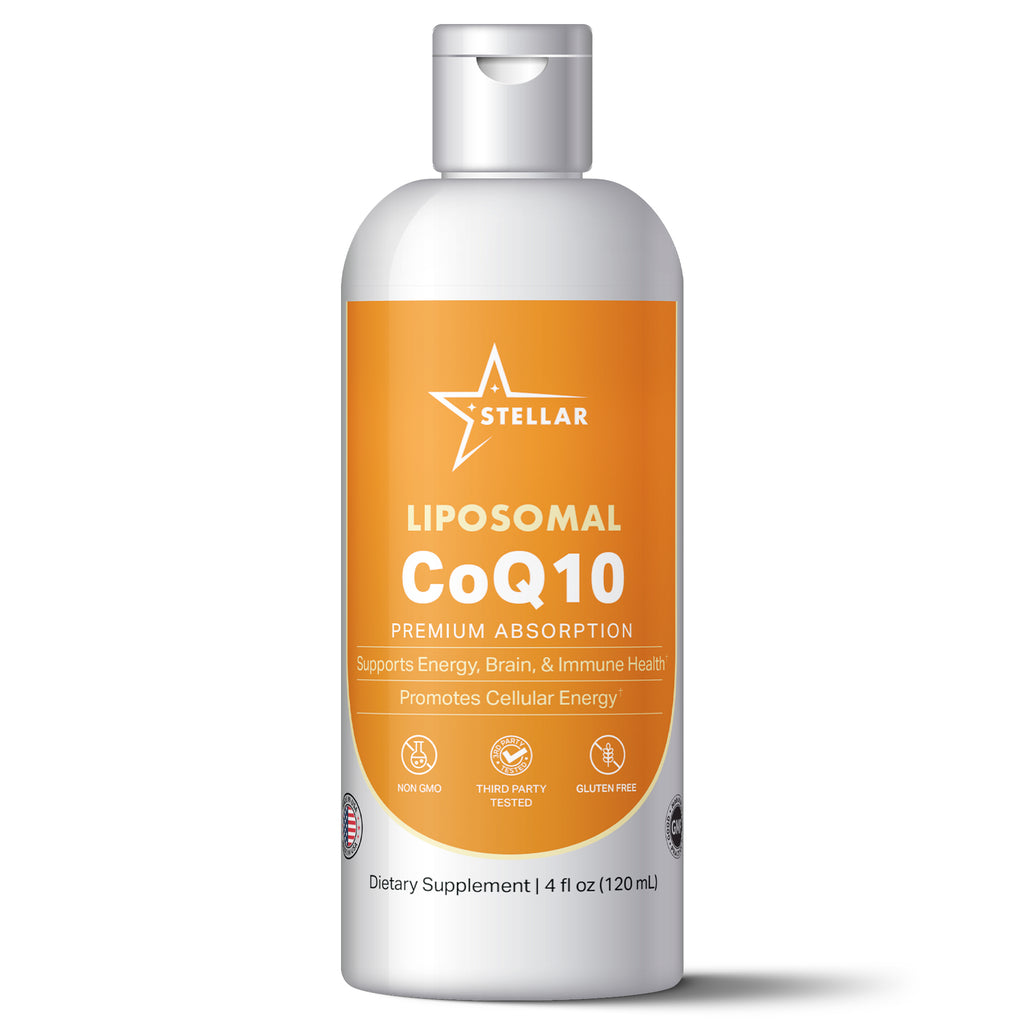 Stellar Liposomal CoQ10 – Advanced Cellular Energy & Antioxidant Support (4 fl oz)